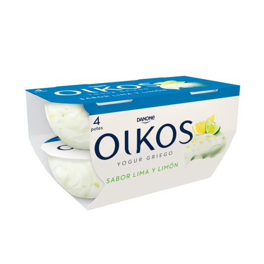 yogur griego sabor lima limón, pk-4