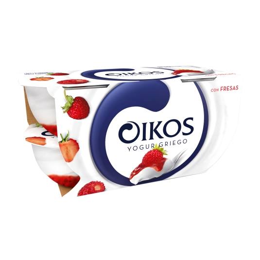 yogur griego con fresas, pk-4