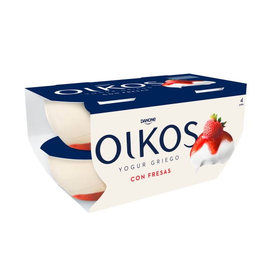 yogur griego con fresas, pk-4