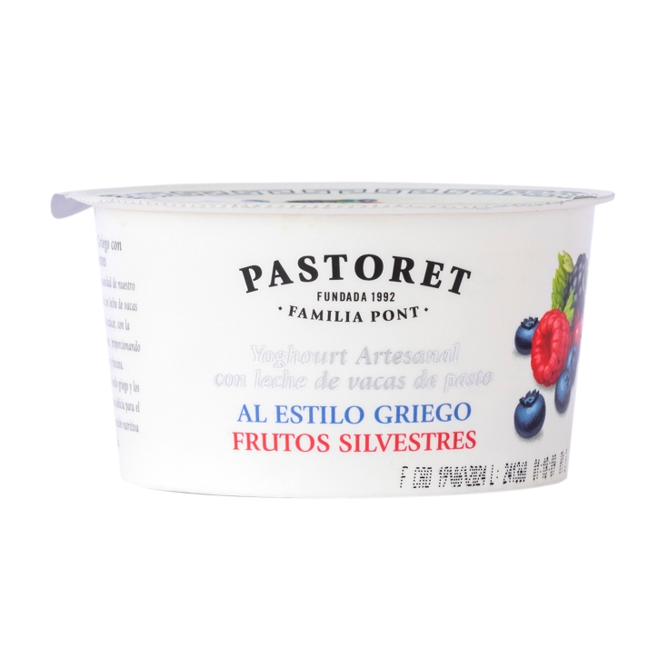 yogur griego frutos rojos, 150g