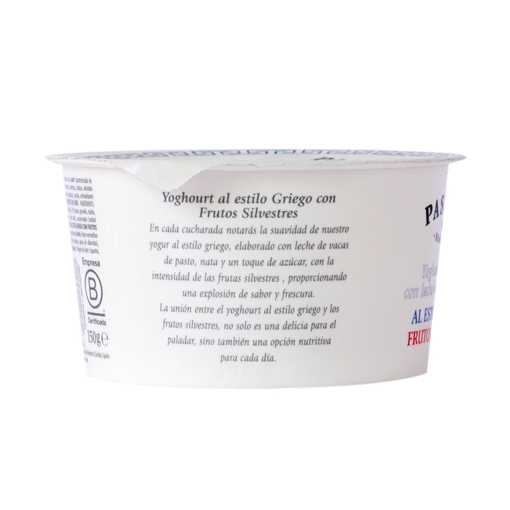 yogur griego frutos rojos, 150g