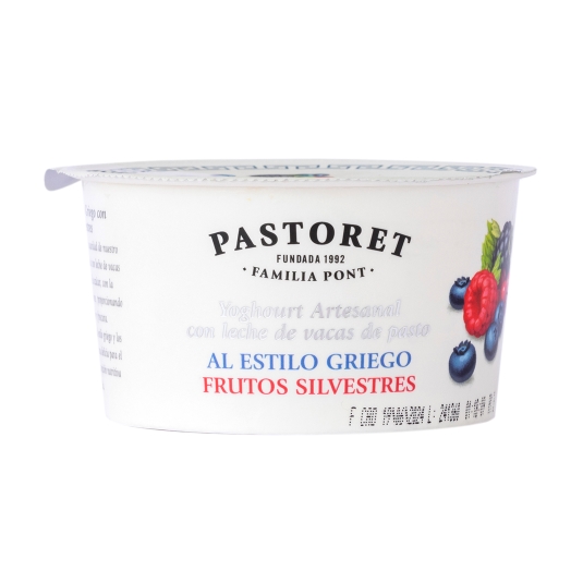 yogur griego frutos rojos, 150g