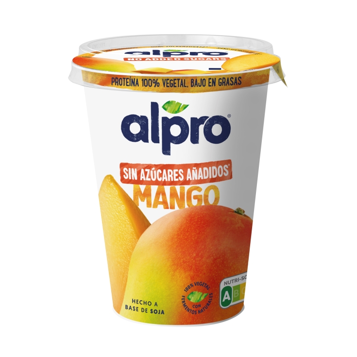 postre soja mango sin azúcar, 400g