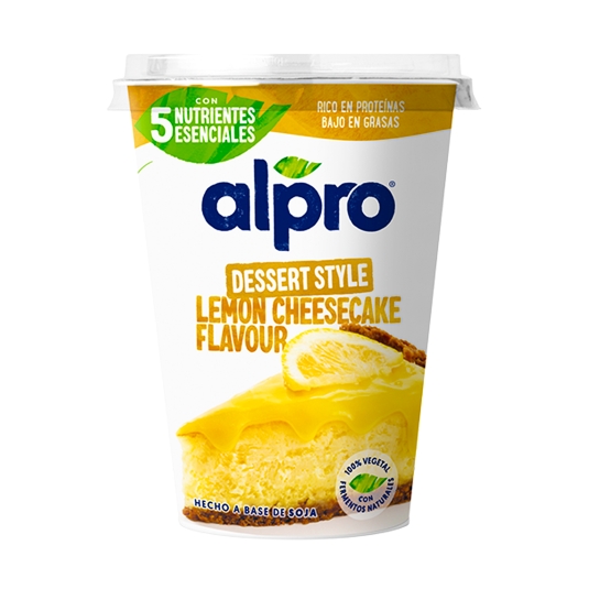 postre soja lemon cheesecake, 400g