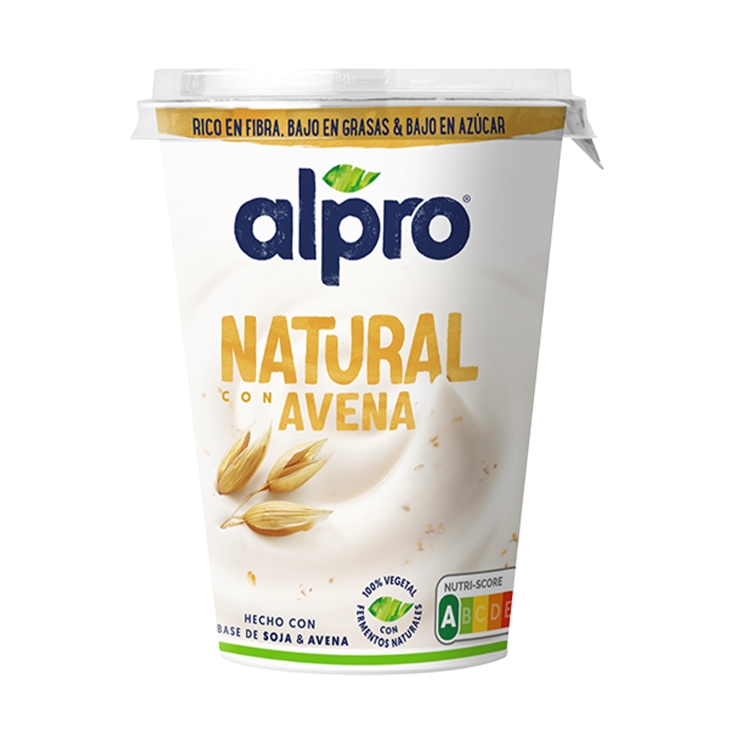 postre soja avena natural, 400g