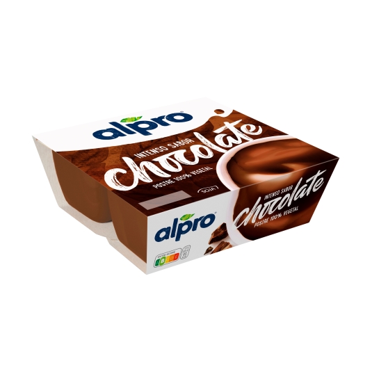 postre soja chocolate negro, pk-4