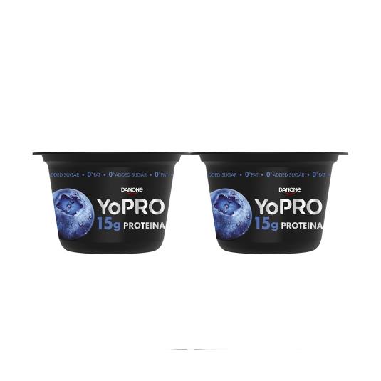 yogur arandanos proteínas, pk-2