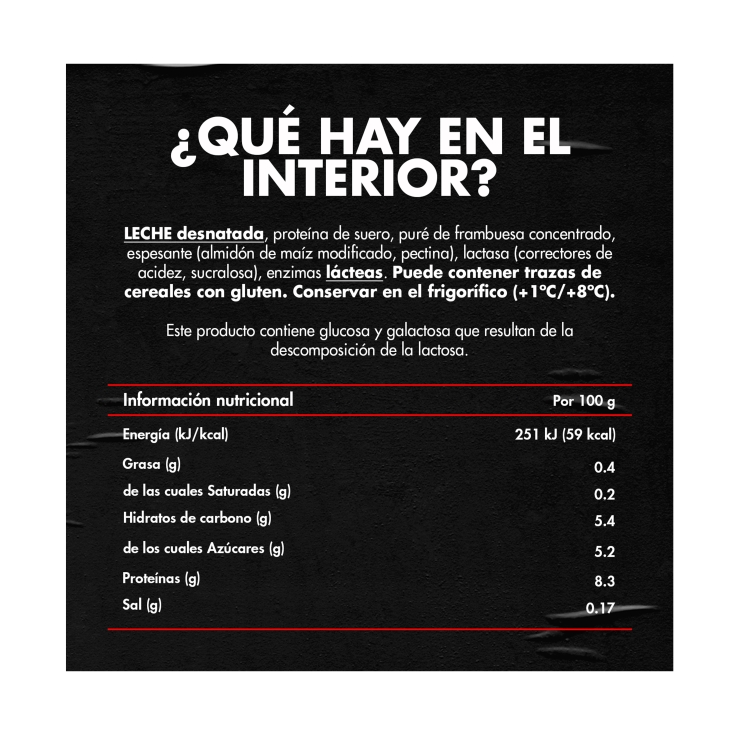 yogur drinks fresa frambuesa, 300g