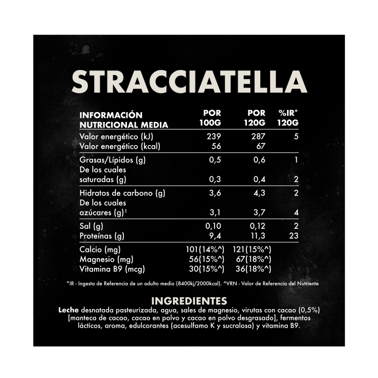 yogur stracciatella proteínas, pk-4