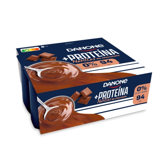 natilla proteína chocolate 120g, pk-4