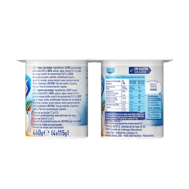 yogur griego mango, pk-4