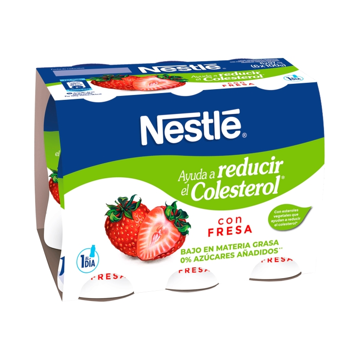 yogur líquido reduc.colesterol fresa, pk-6