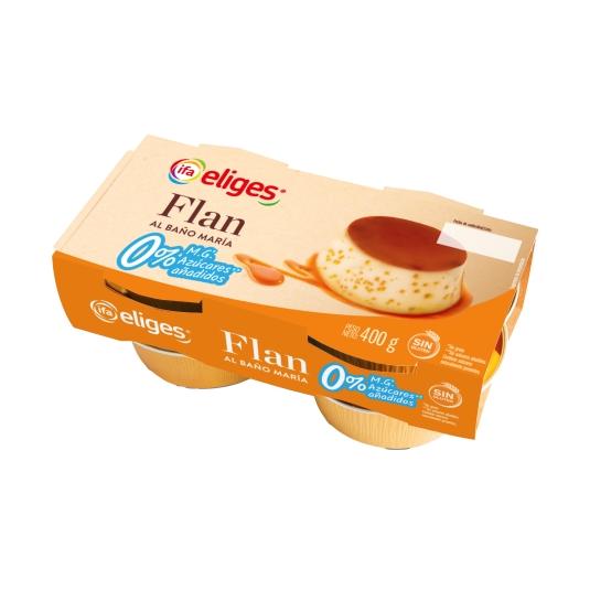 flan huevo 0%0% azúcar, materia grasa, pk-4