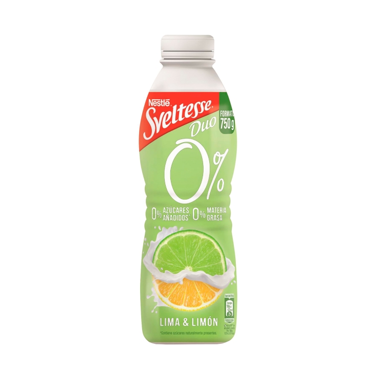 yogur líquido lima/limón 0%, 750g