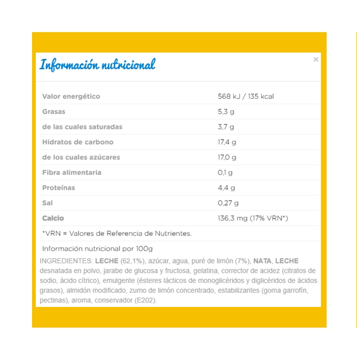mousse limón, pk-4