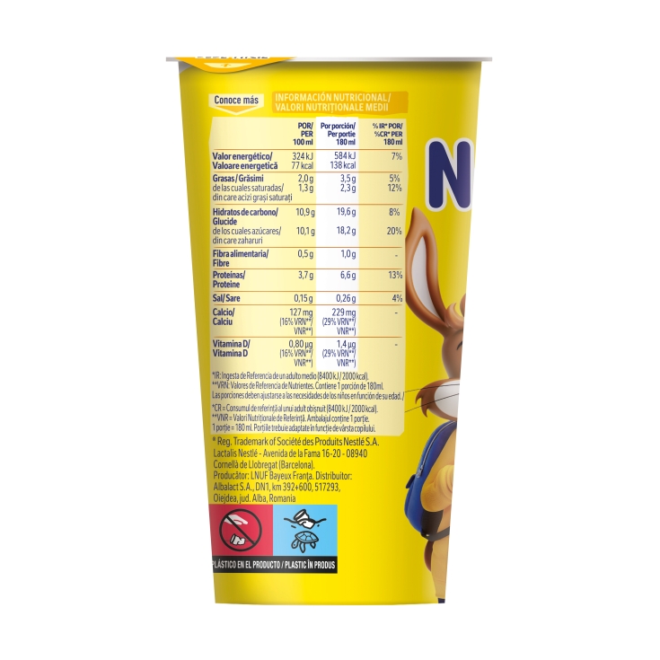 batido cacao shake, 180ml
