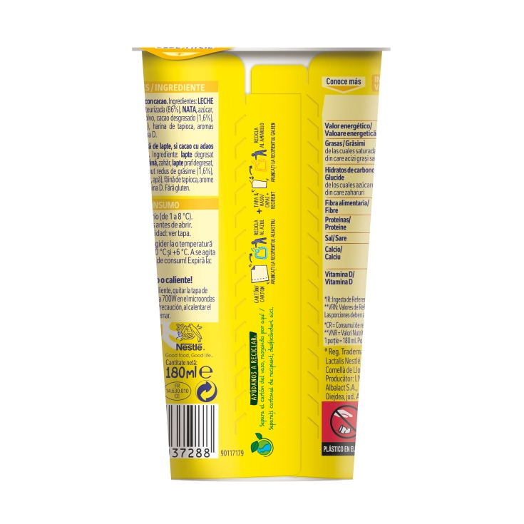 batido cacao shake, 180ml