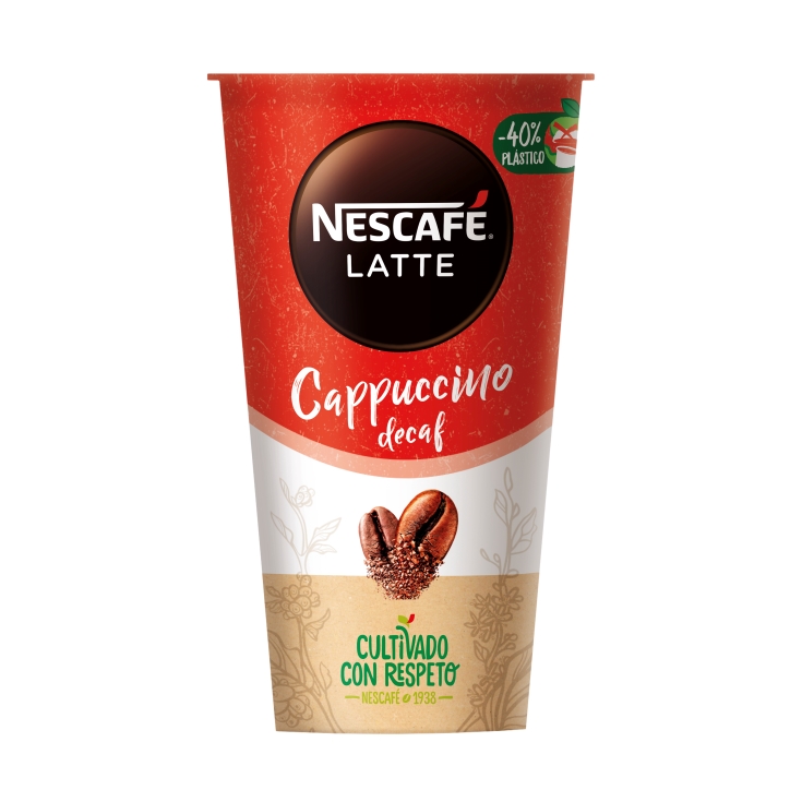 café latte cappuccino descafeinado, ud