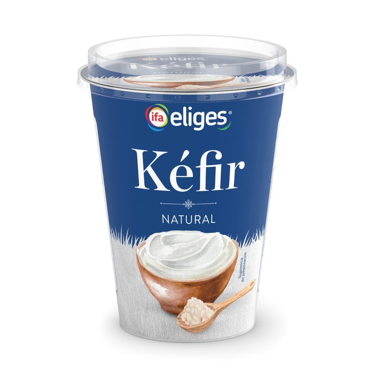 yogur kéfir natural cuchara, 500g