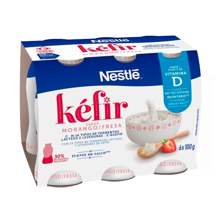 yogur fresa kéfir, pk-6