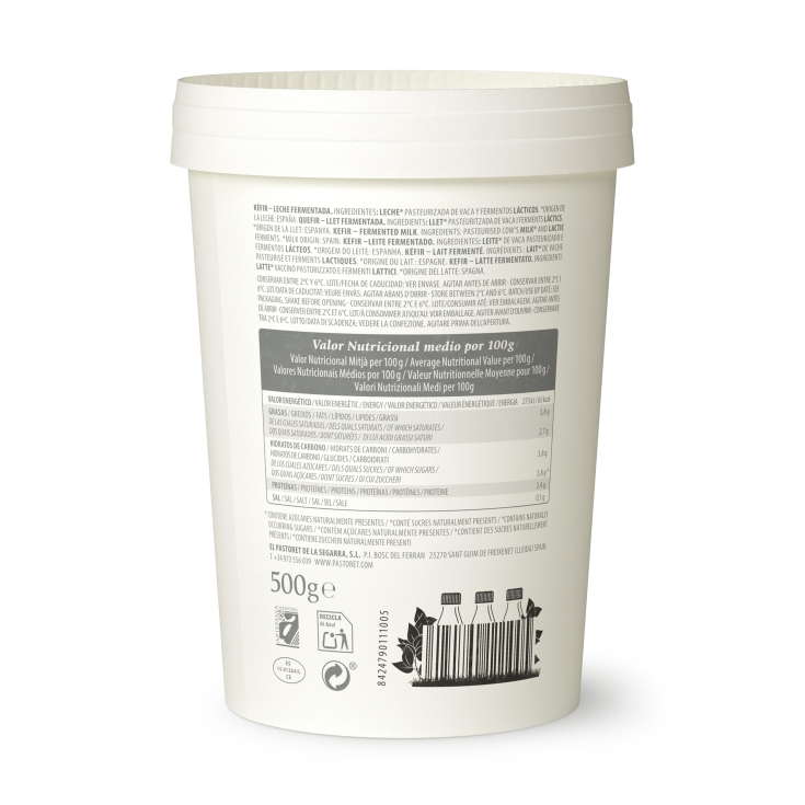 yogur tradicional kéfir, 500g