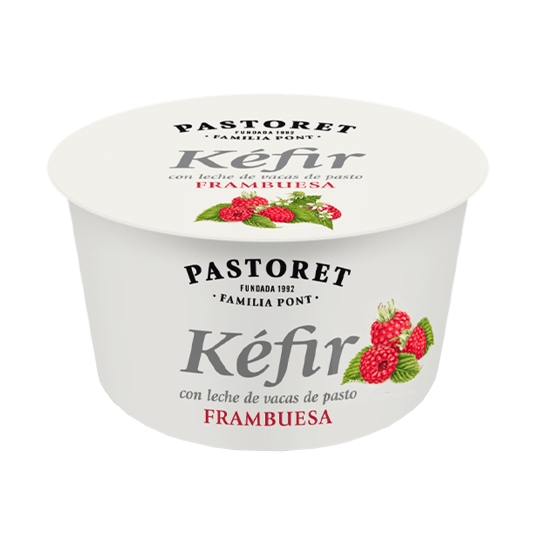 yogur kéfir con frambuesa, 170g