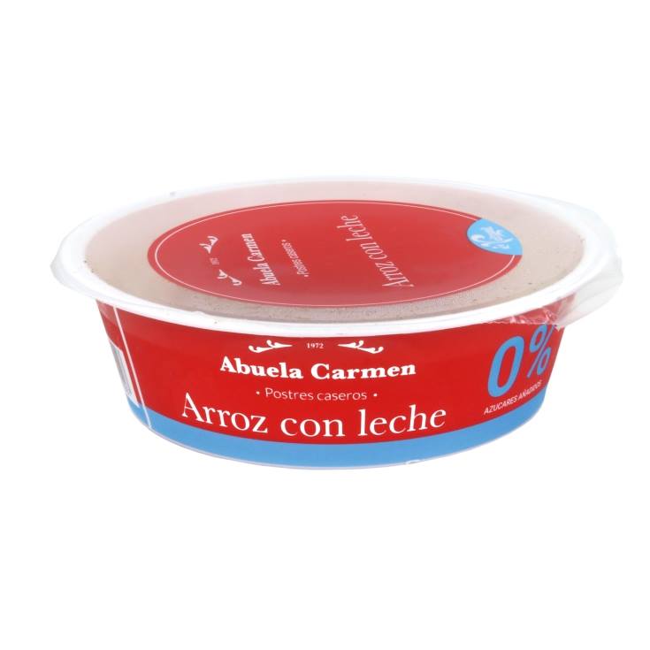 arroz con leche sin azúcar, 180g