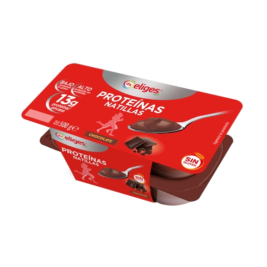 natillas proteínas chocolate 125g, pk-4