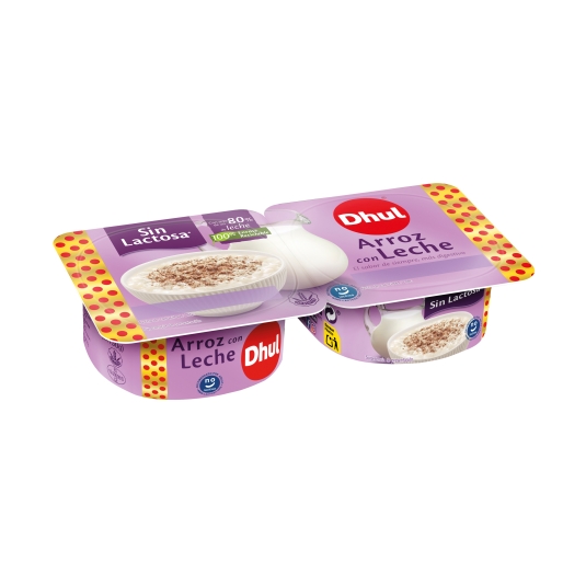 arroz con leche sin lactosa 125g, pk-2