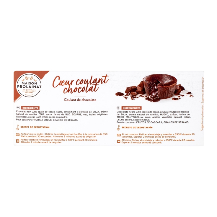 coulant chocolate 90g, pk-2