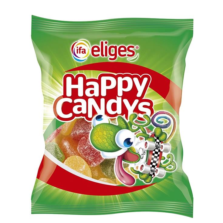 caramelo de goma happy candy redondos, 150g