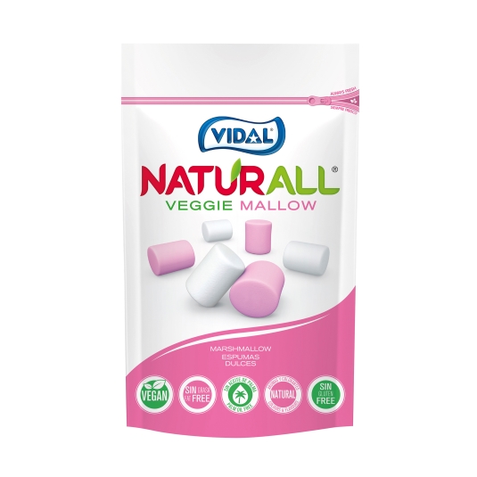 marshmallow naturall veggie mallow, 90g