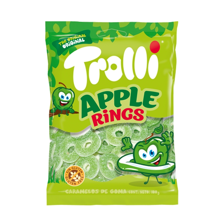 gominolas apple rings, 100g