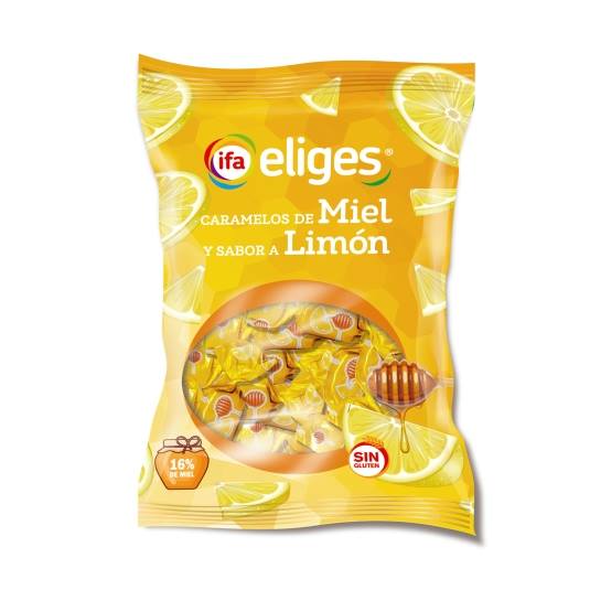 caramelos miel y limón, 125g