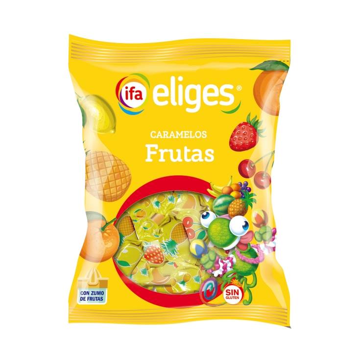 caramelos duro fruta, 135g