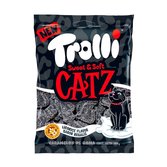 gominolas sabor regaliz catz, 100g