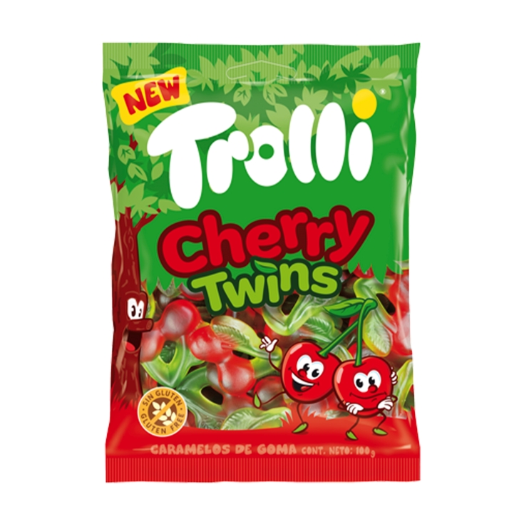 gominolas cherry twins, 100g