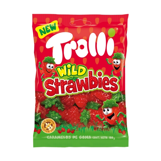 gominolas wild strawbies, 100g