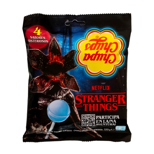 caramelos con palo stranger things, 10ud