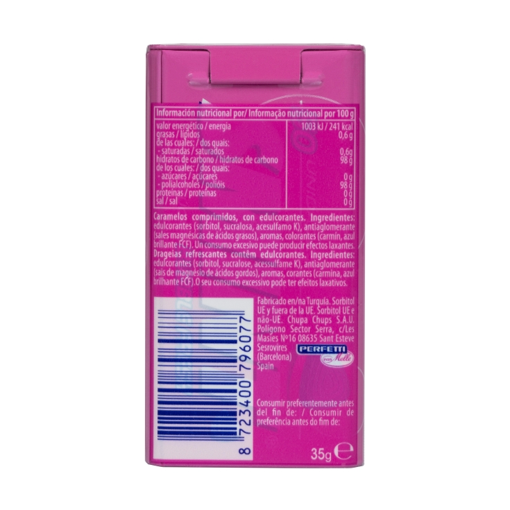 caramelos bubble fresh, pk-2