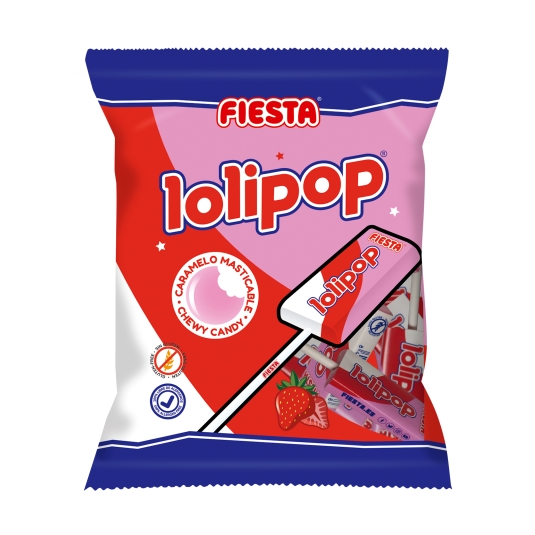 caramelos lolipop fresa, 84g