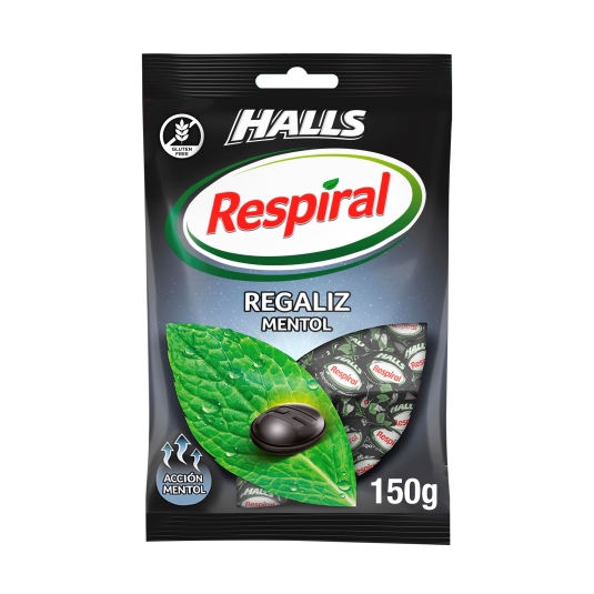 caramelos regaliz mentol, 150g