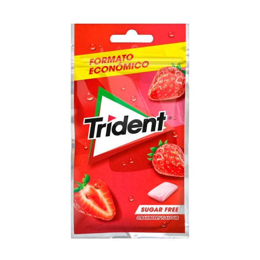 chicles fresa s/a bolsa, 43,5g