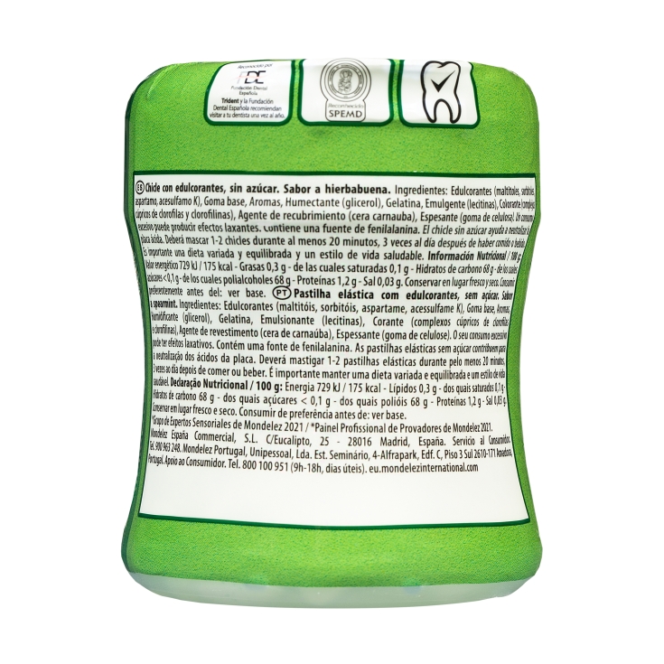 chicles hierbabuena 60min bote, 68g