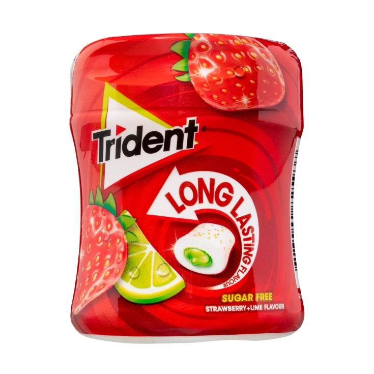 chicles fresa/lima 60min bote, 68g