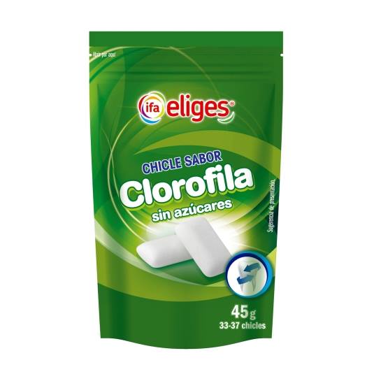 chicles clorofila sin azúcar, 45g