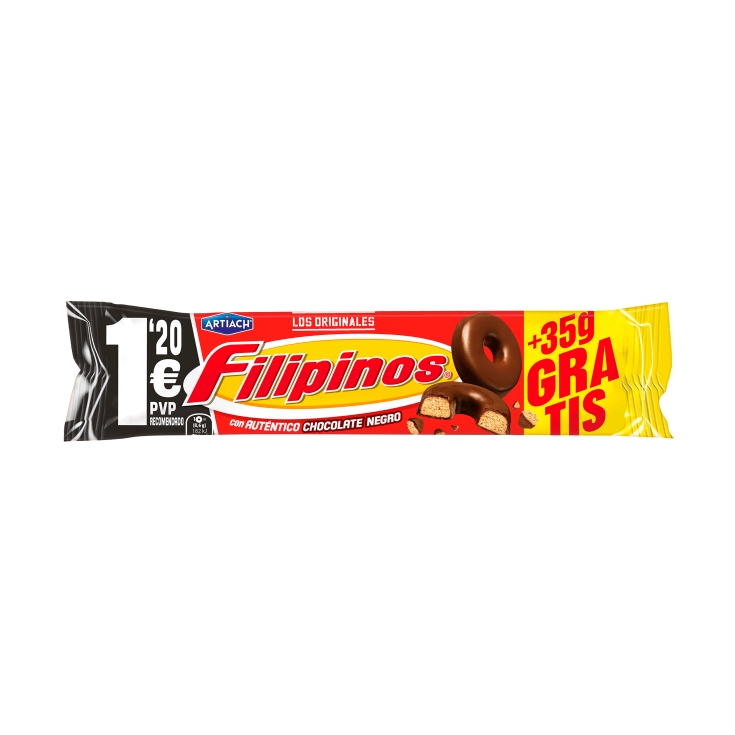galletas filipinos choco negro, 128g