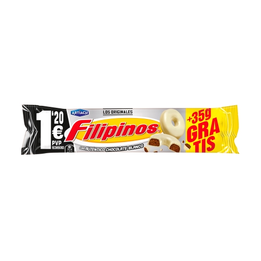galletas filipinos blanco, 128g