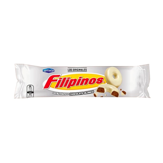 galletas filipinos blanco, 128g