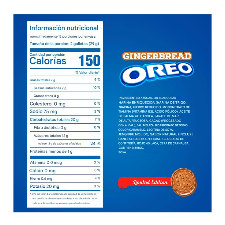 galletas gingerbread, 154g